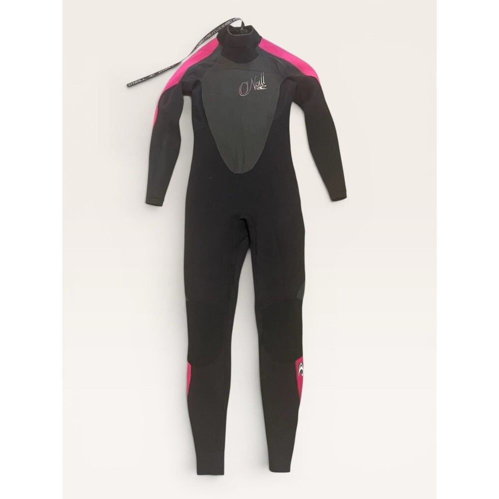 O’Neill Swim Surfing Body Wet Suit Black Pink Women’s SZ 10